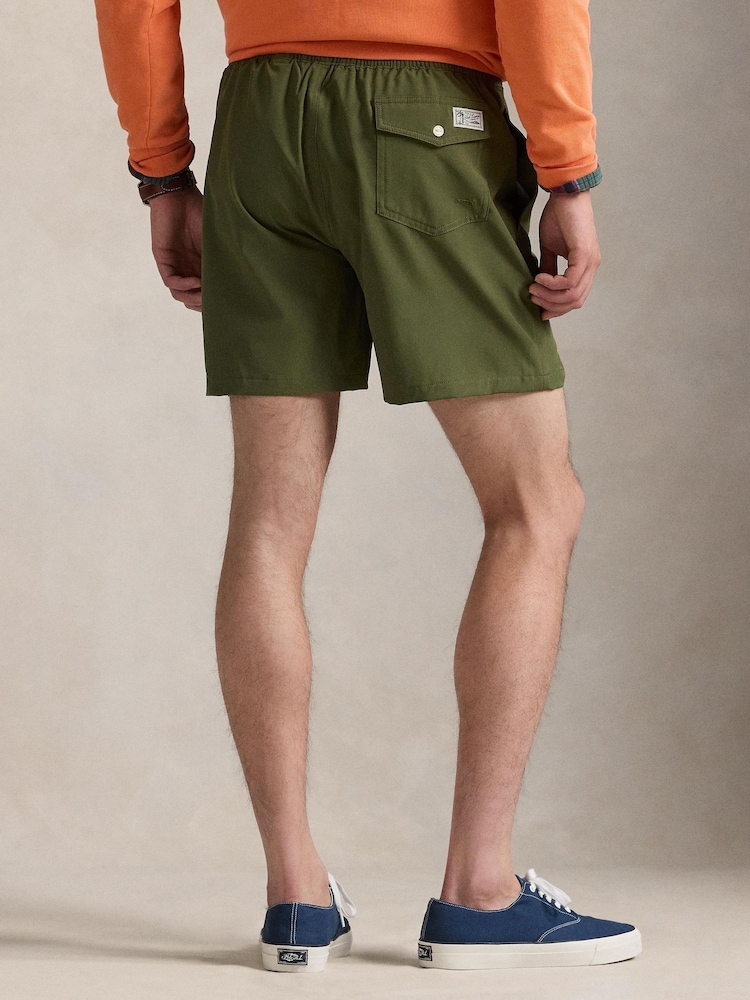 Polo Ralph Lauren Green Traveller Classic Swim Shorts - Image 2 of 5