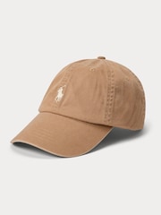 Коричневый хромированный - Классическая спортивная кепка Polo Ralph Lauren - Image 1 of 3