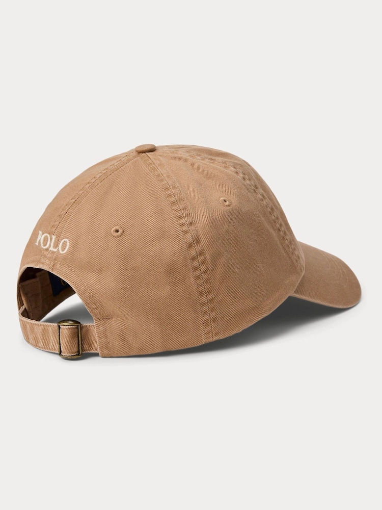 Коричневый хромированный - Классическая спортивная кепка Polo Ralph Lauren - Image 2 of 3
