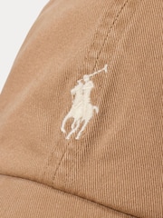 Коричневый хромированный - Классическая спортивная кепка Polo Ralph Lauren - Image 3 of 3