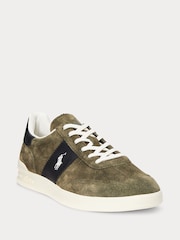 Polo Ralph Lauren Green Heritage Aera Suede Trainers - Image 2 of 4