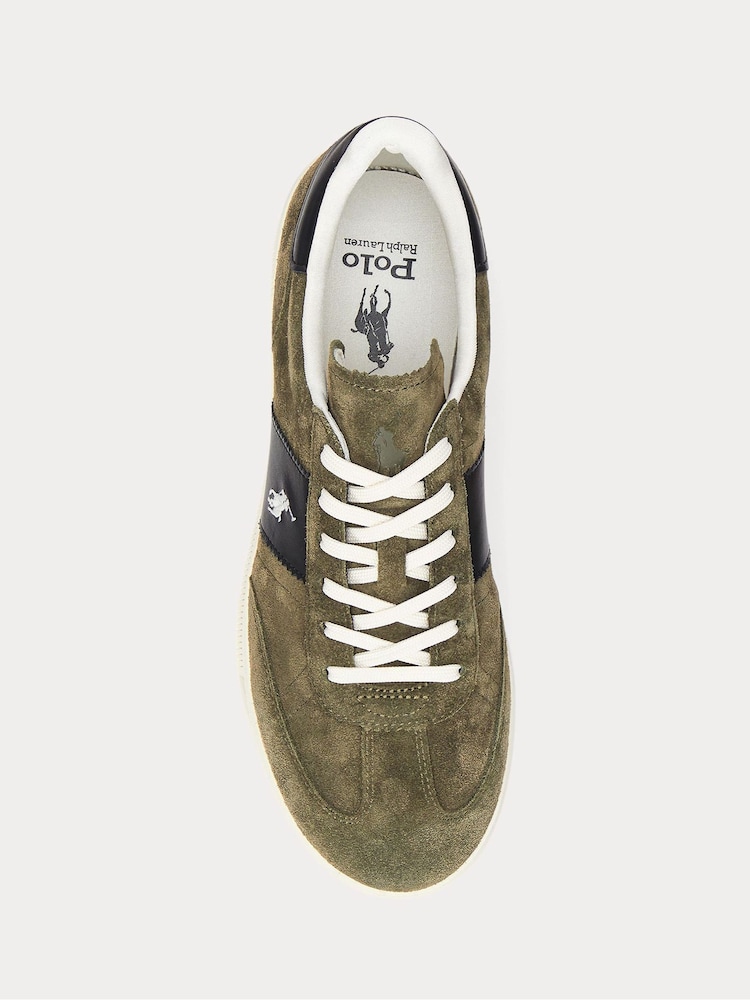 Polo Ralph Lauren Green Heritage Aera Suede Trainers - Image 4 of 4 Polo Ralph Lauren Green Heritage Aera Suede Trainers - Image 4 of 4