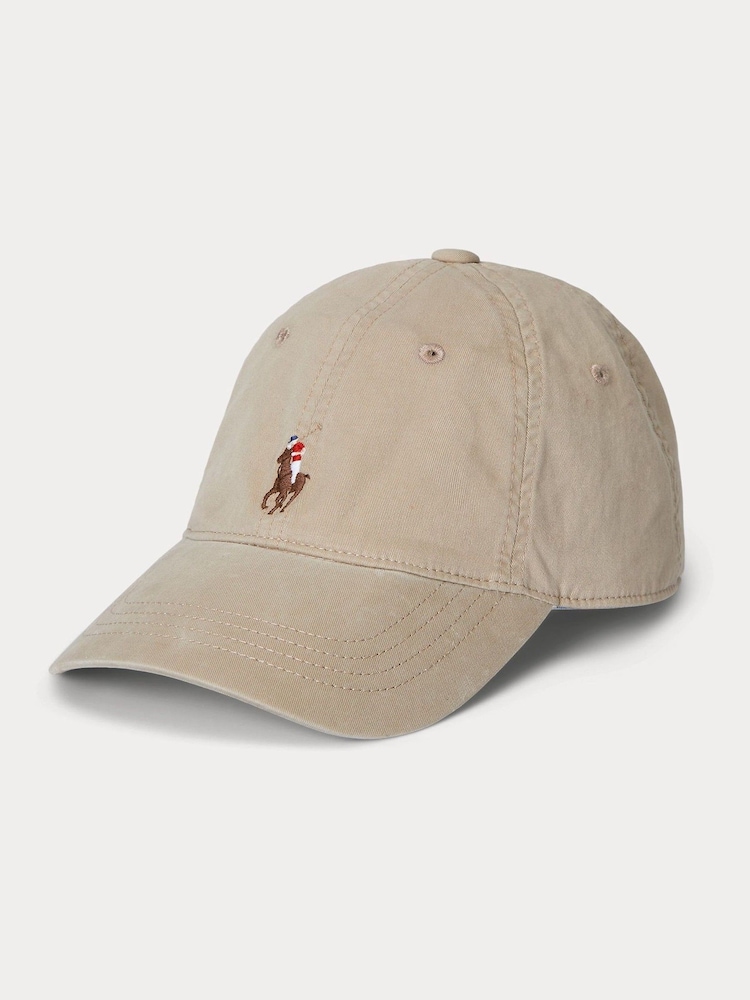 Polo Ralph Lauren Brown Logo Embroidered Cap - Image 1 of 3
