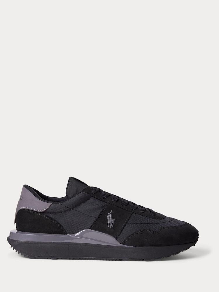 Polo Ralph Lauren Black Train 89 Sporty Trainers - Image 1 of 5