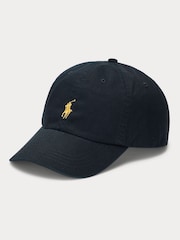 Polo Ralph Lauren Black Classic Sports 100% Cotton Cap - Image 1 of 3