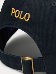 Polo Ralph Lauren Black Classic Sports 100% Cotton Cap - Image 3 of 3