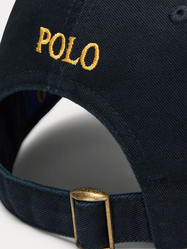 Polo Ralph Lauren Black Classic Sports 100% Cotton Cap - Image 3 of 3