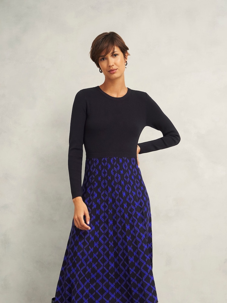 Hobbs Black Larna Knitted Dress - Image 1 of 4