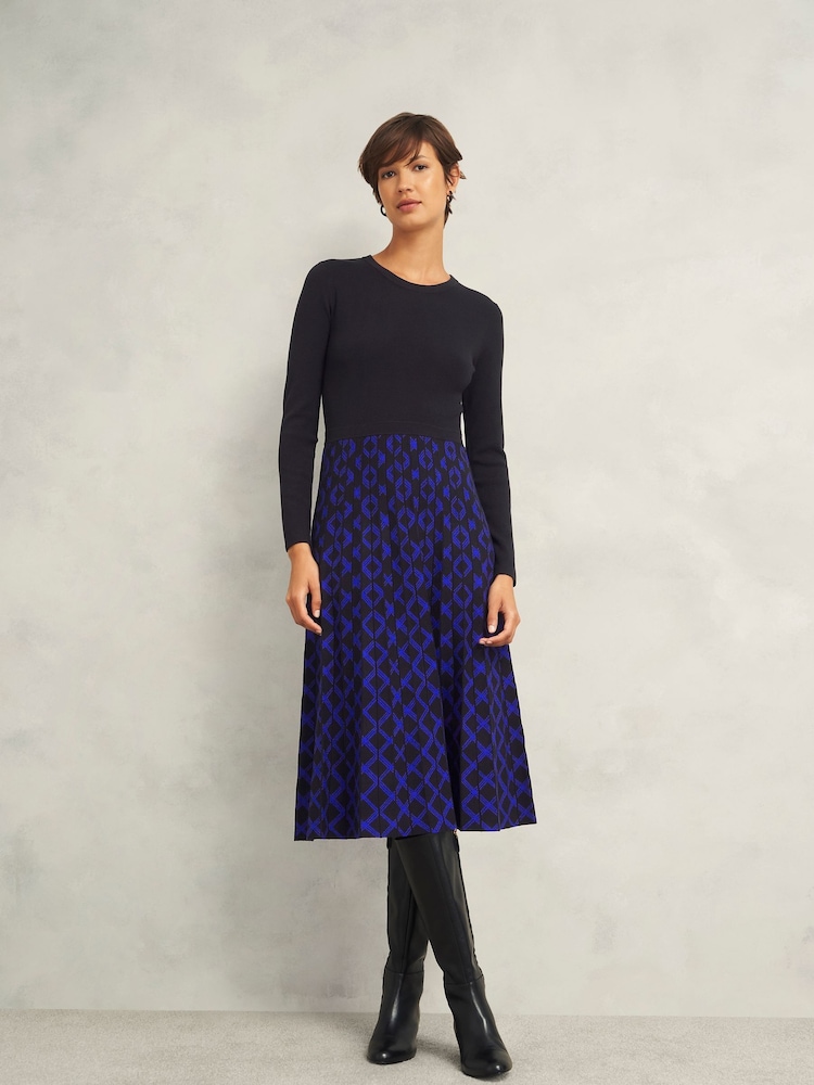 Hobbs Black Petite Larna Dress - Image 2 of 4