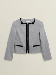 Hobbs Black Nyra Tweed Jacket - Image 4 of 4