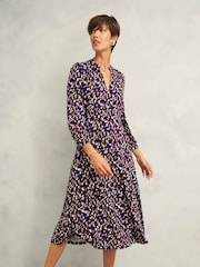 Hobbs Black Petite Harlie Dress - Image 1 of 4