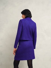 Hobbs Blue Khloe Tweed Jacket - Image 2 of 4