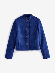 Hobbs Blue Khloe Tweed Jacket - Image 4 of 4