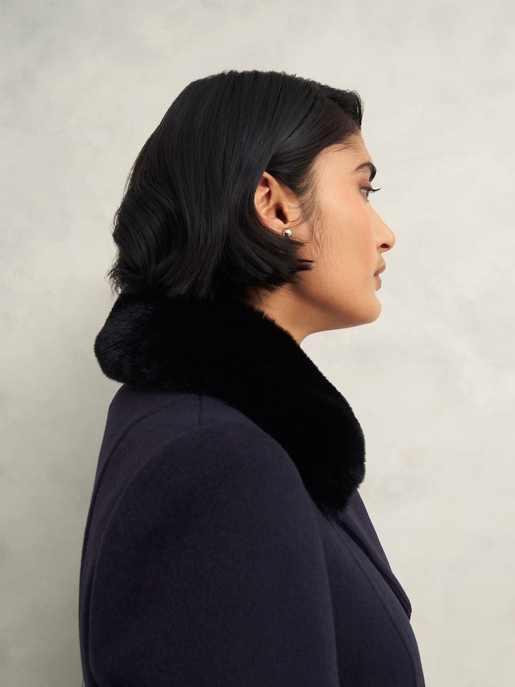 Hobbs Blue Marlene Coat - Image 3 of 3