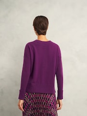 Hobbs Purple Darla Jumper - Image 2 of 4