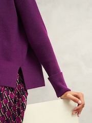 Hobbs Purple Darla Jumper - Image 3 of 4