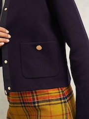 Hobbs Blue Daisy Knitted Jacket - Image 3 of 4