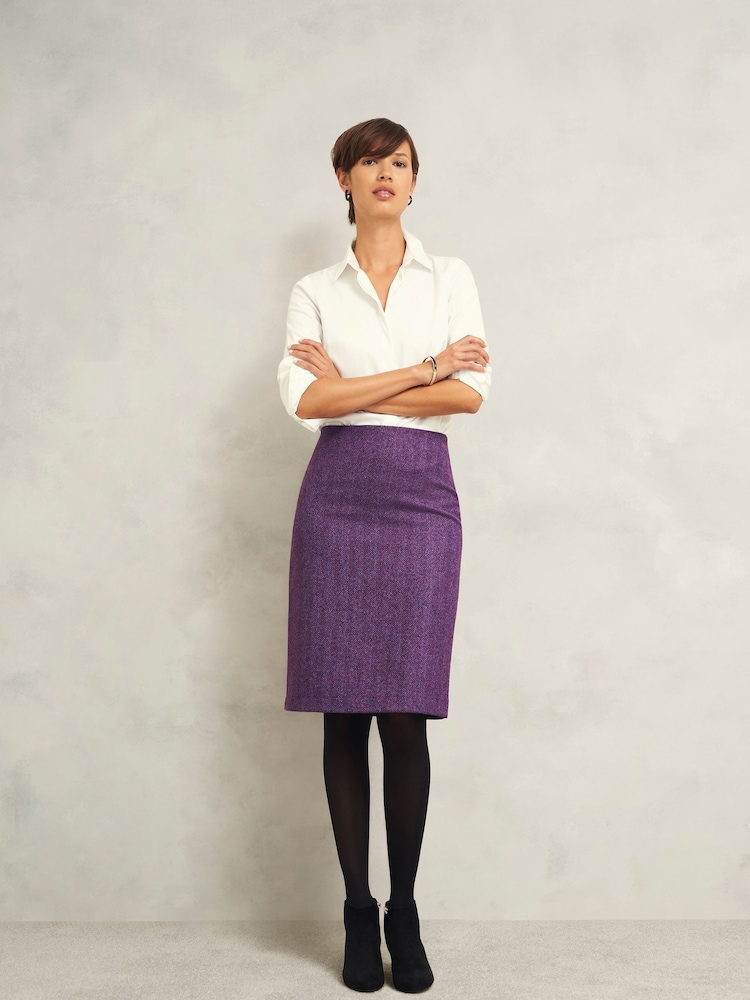 Hobbs Purple Daphne Skirt - Image 1 of 4 Hobbs Purple Daphne Skirt - Image 1 of 4
