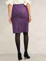Hobbs Purple Daphne Skirt - Image 2 of 4