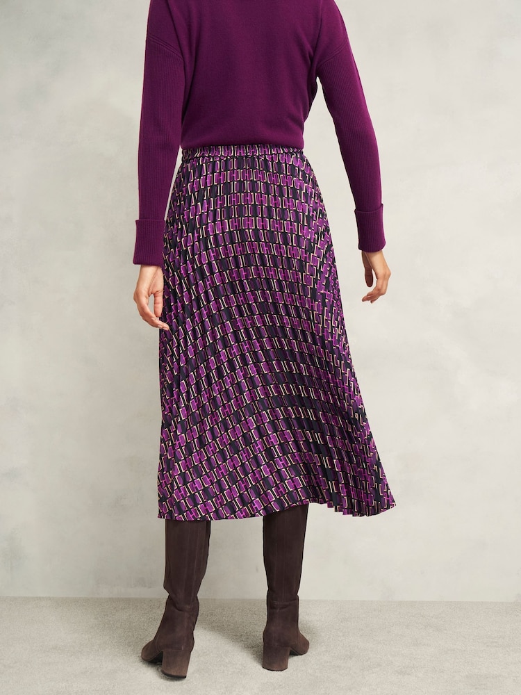Hobbs Purple Kayla Skirt - Image 2 of 4