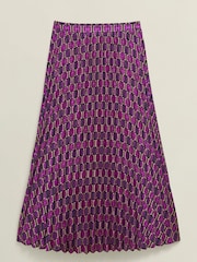 Hobbs Purple Kayla Skirt - Image 3 of 4