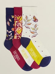 Hobbs Black Butterfly Socks Set - Image 1 of 3