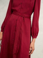 Hobbs Red Yvonne Dress - Image 6 of 7