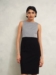Hobbs Black Nyra Tweed Dress - Image 1 of 4