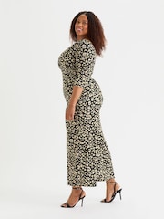 Scarlett & Jo Natural Three Quater Sleeve Jumpsuit - Image 3 of 5