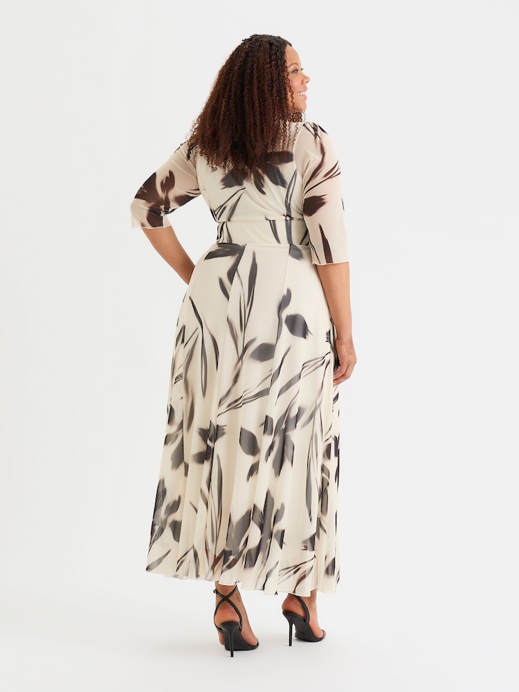 Scarlett & Jo Cream Verity Maxi Gown - Image 4 of 5