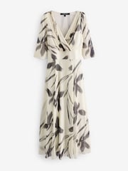 Scarlett & Jo Cream Verity Print Maxi Gown - Image 5 of 5
