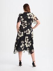 Scarlett & Jo Black Julie Hanky Hem Dress - Image 2 of 5