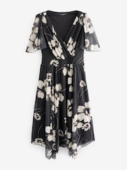 Scarlett & Jo Black Julie Hanky Hem Dress - Image 5 of 5