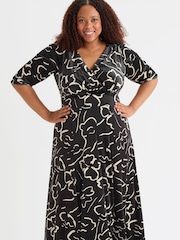 Scarlett & Jo Black Verity Pucci Velvet Maxi Gown - Image 2 of 5