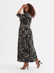 Scarlett & Jo Black Verity Pucci Velvet Maxi Gown - Image 3 of 5