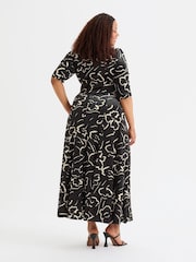 Scarlett & Jo Black Verity Pucci Velvet Maxi Gown - Image 4 of 5