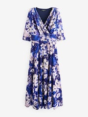 Scarlett & Jo Blue Verity Pucci Velvet Maxi Gown - Image 5 of 5