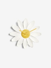 White Daisy Wall Clock - Image 5 of 6