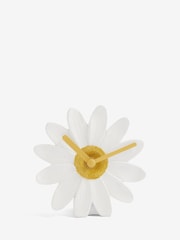 White Daisy Mantel Clock - Image 3 of 4