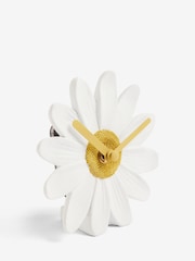 White Daisy Mantel Clock - Image 4 of 4