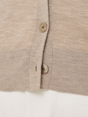 Jigsaw Natural Merino Double Front Cardigan - Image 7 of 7