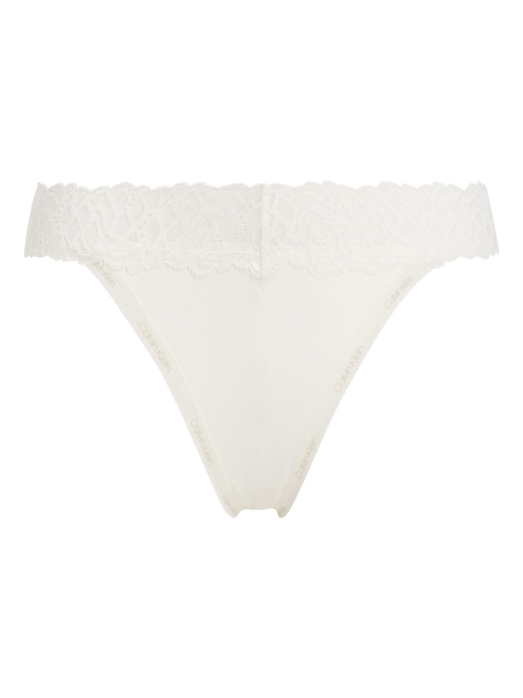 Calvin Klein White Lace Underwear Full Briefs - Image 1 of 3