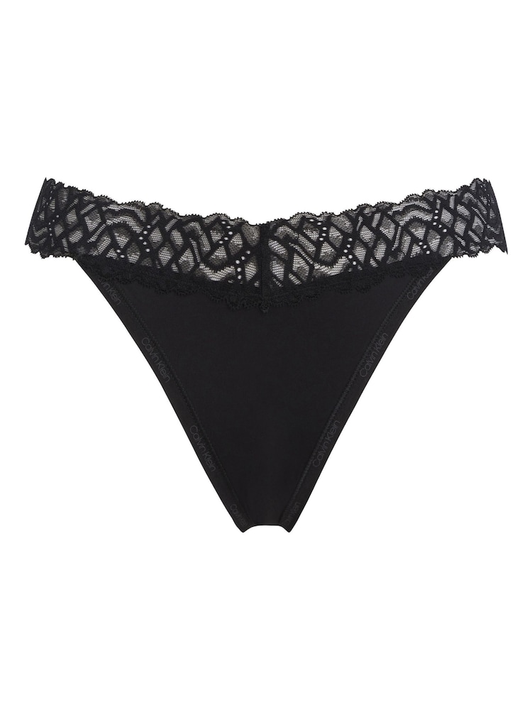 Calvin Klein Black Lace Underwear Full Briefs - Image 1 of 2