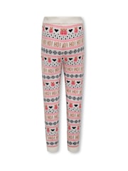 ONLY KIDS Christmas Knitted White Leggings - صورة 2 من 2