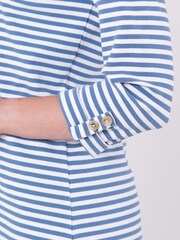 Lakeland Clothing Belinda Striped Breton 100% Cotton Top - Image 4 of 4