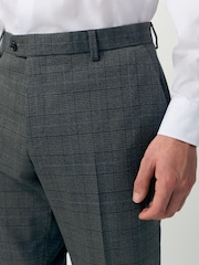 Brown Slim Check Trousers - Image 5 of 6