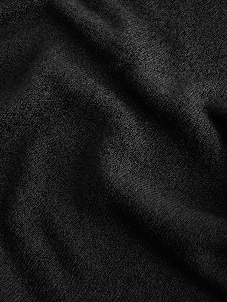 Black Crew Neck Regular Fit Soft Touch Jumpers 2 Pack - Image 8 of 8