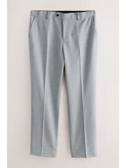 Light Grey Slub Text Trousers - Image 1 of 1