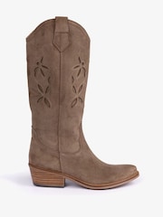 Penelope Chilvers Brown Jasmine Embroidered Cowboy Boots - Image 2 of 4