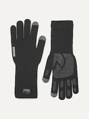 Guantes negros de punto con agarre ultrarresistente impermeables y para todo tipo de clima de Sealskinz Skeyton - Imagen 1 de 3